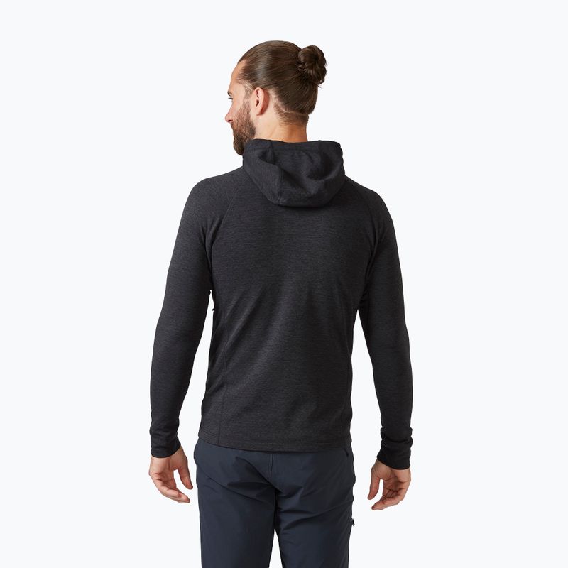 Giacca da trekking da uomo Rab Nexus Hoody nero 2