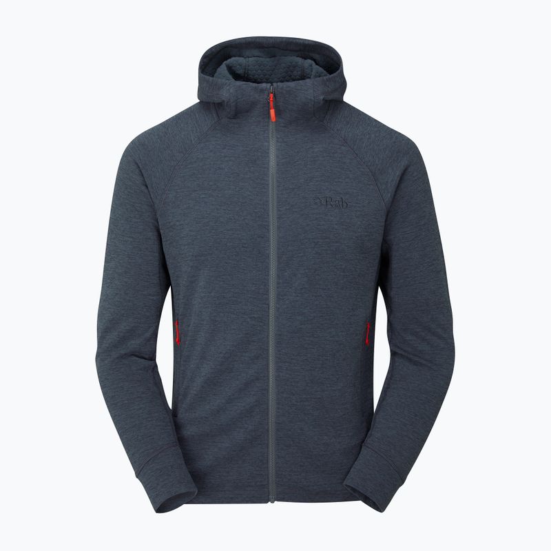 Giacca da trekking da uomo Rab Nexus Hoody in acciaio 4