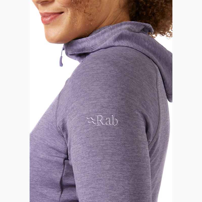 Felpa Rab Nexus Hoody donna, viola salvia 5