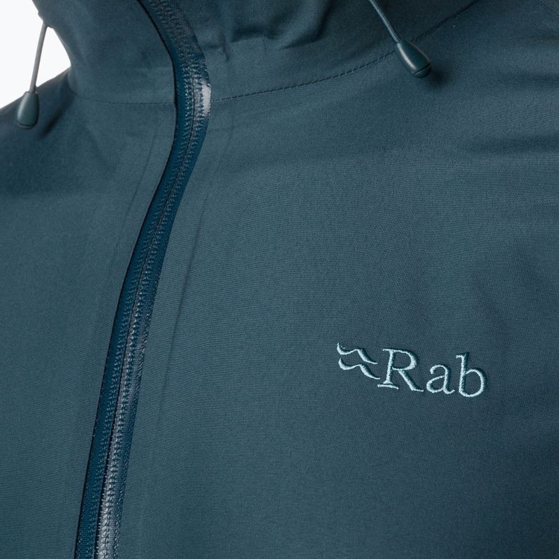 Rab Namche Paclite, giacca da pioggia da donna, blu orione 6