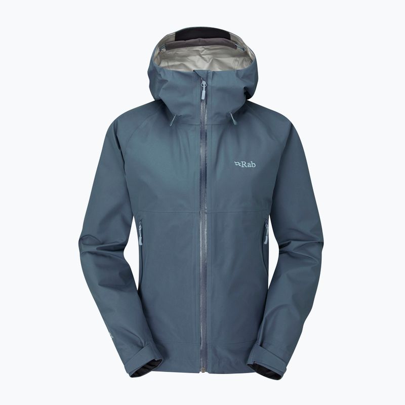 Rab Namche Paclite, giacca da pioggia da donna, blu orione 4
