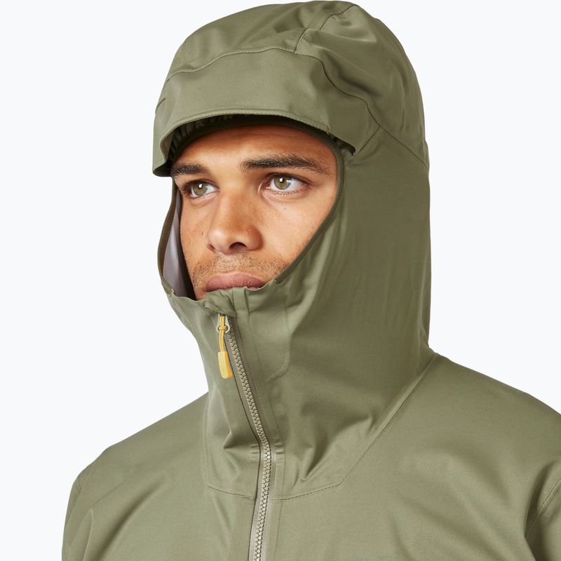 Giacca da pioggia Rab Kinetic 2.0 light khaki da uomo 3
