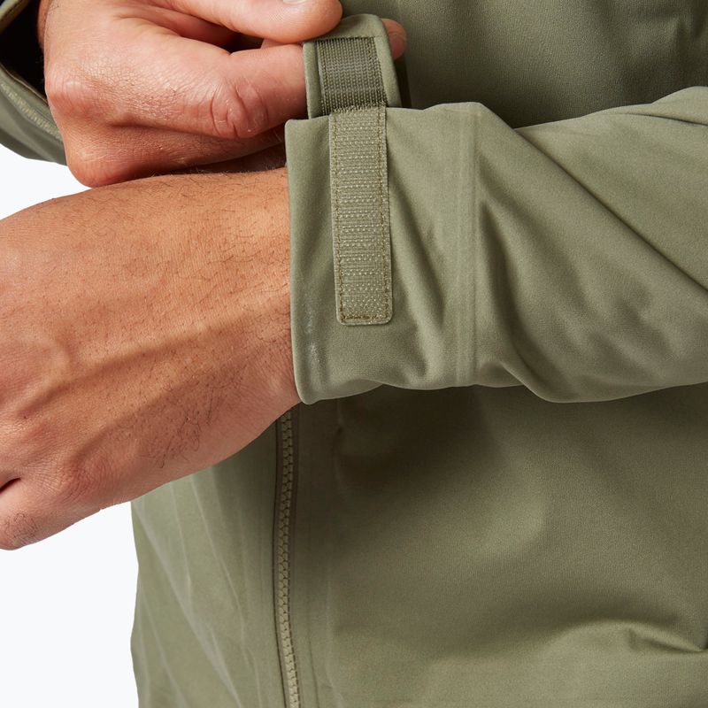 Giacca da pioggia Rab Kinetic 2.0 light khaki da uomo 5