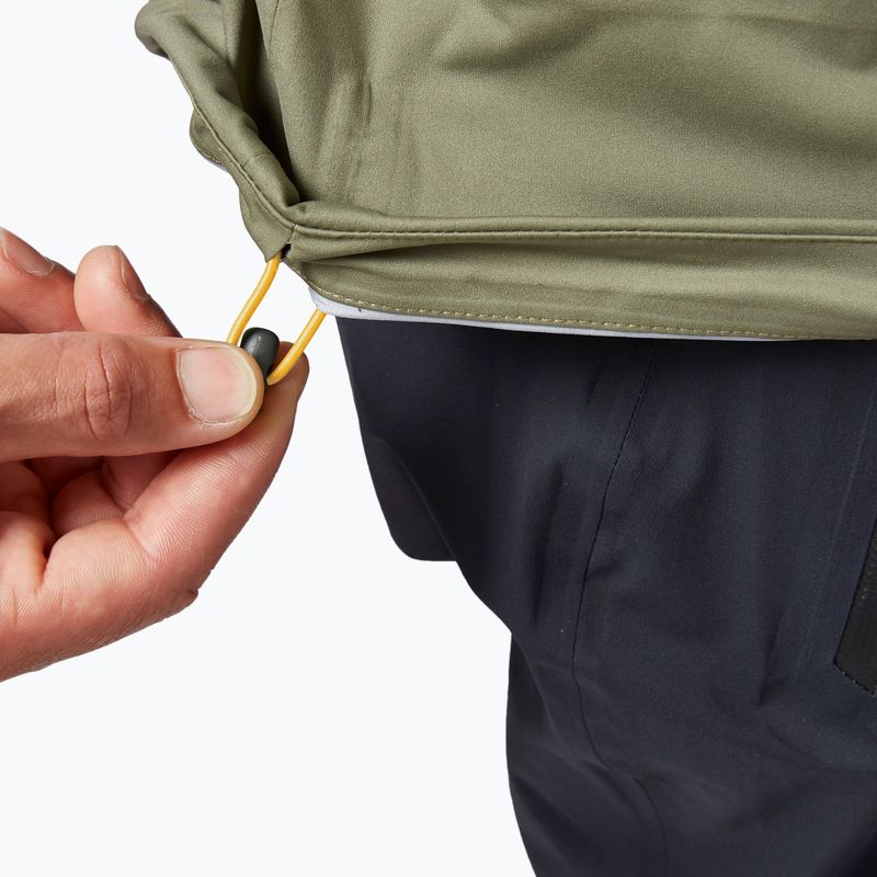 Giacca da pioggia Rab Kinetic 2.0 light khaki da uomo 6