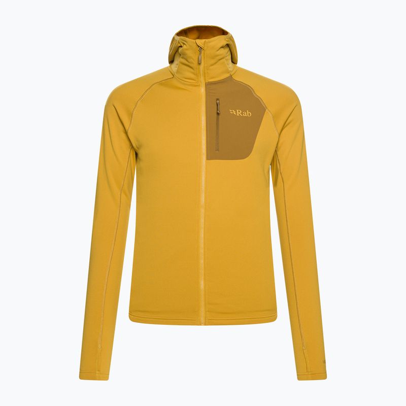 Felpa trekking uomo Rab Superflux Hoody sahara 2