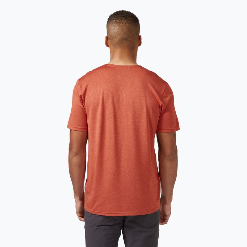 Maglietta Rab Mantle Mountain Tee uomo in terra rossa 3