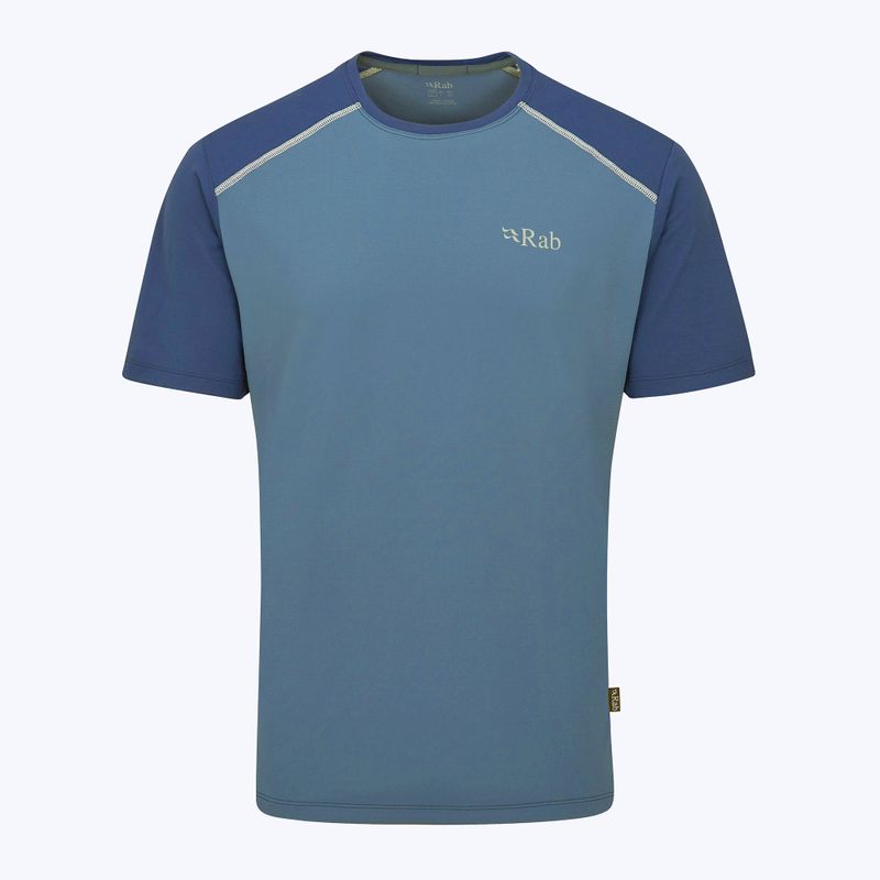Maglietta Rab Force da uomo blu orione/blu tempesta 4