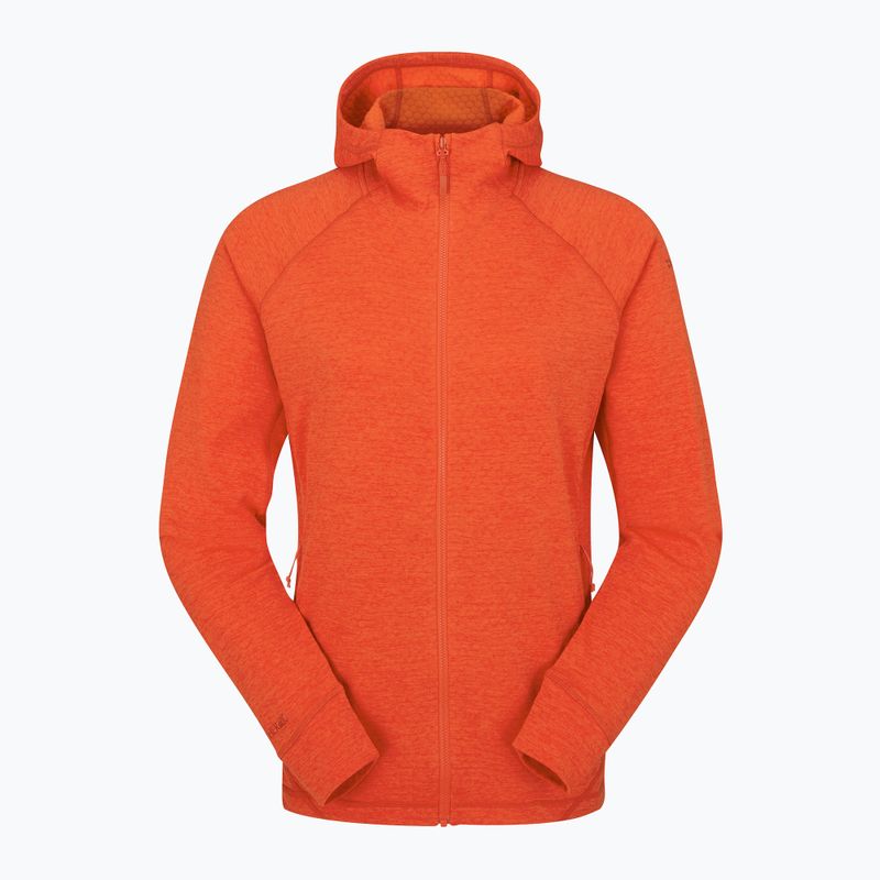 Felpa Rab Nexus Hoody donna, pompelmo rosso 4