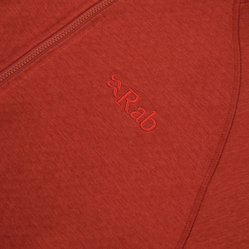 Felpa Rab Nexus uomo rosso toscano 3