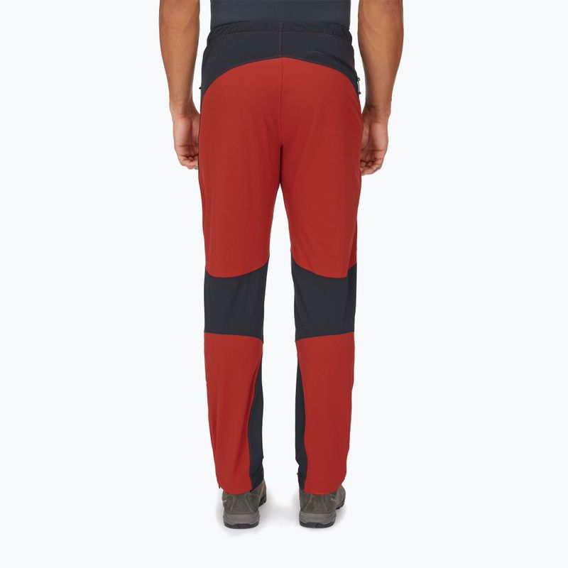 Pantaloni Rab Torque Regular da uomo rosso toscano 3