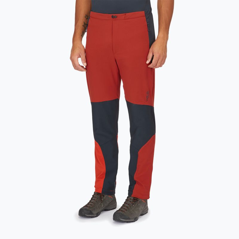 Pantaloni Rab Torque Regular da uomo rosso toscano 4