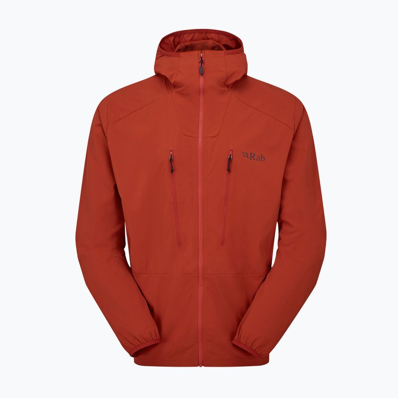 Giacca softshell da uomo Rab Borealis tuscan red 5