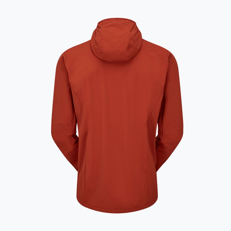 Giacca softshell da uomo Rab Borealis tuscan red 6