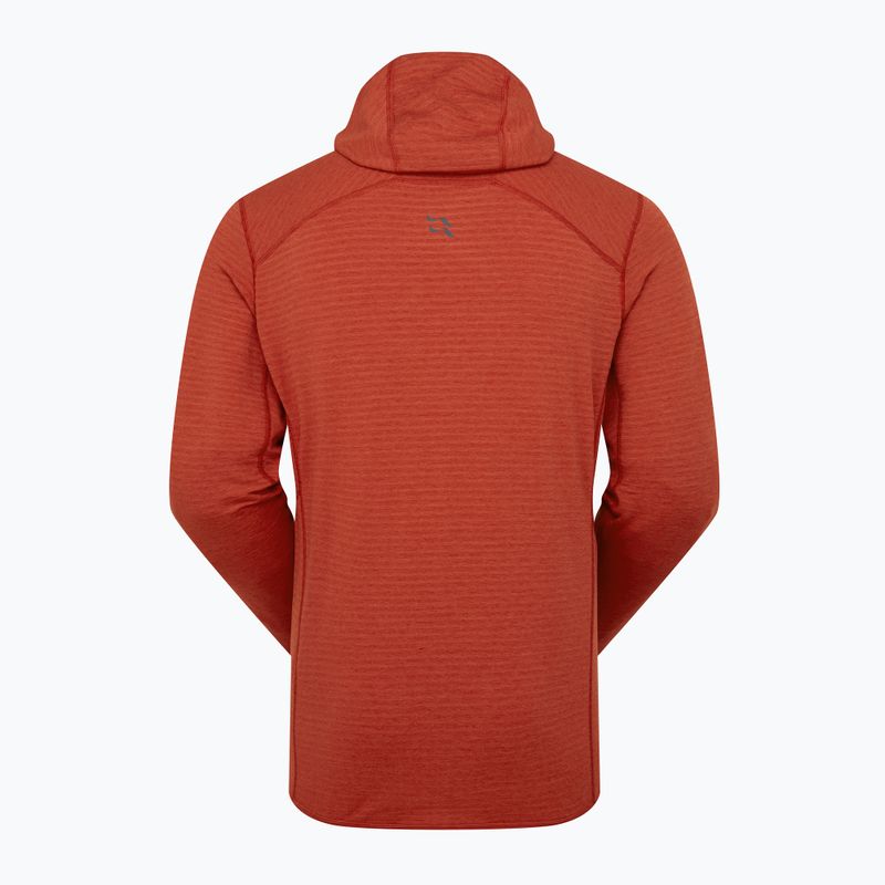 Felpa Rab Ascendor Light Hoody Uomo rosso toscano 5