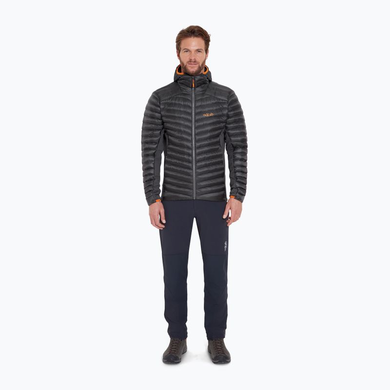 Piumino Rab Cirrus Flex Hoody in grafene da uomo 2