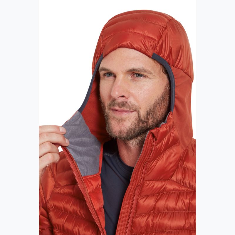 Piumino Rab Cirrus Flex Hoody da uomo rosso toscano 4