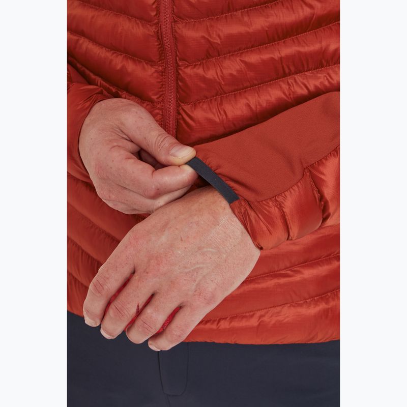 Piumino Rab Cirrus Flex Hoody da uomo rosso toscano 8