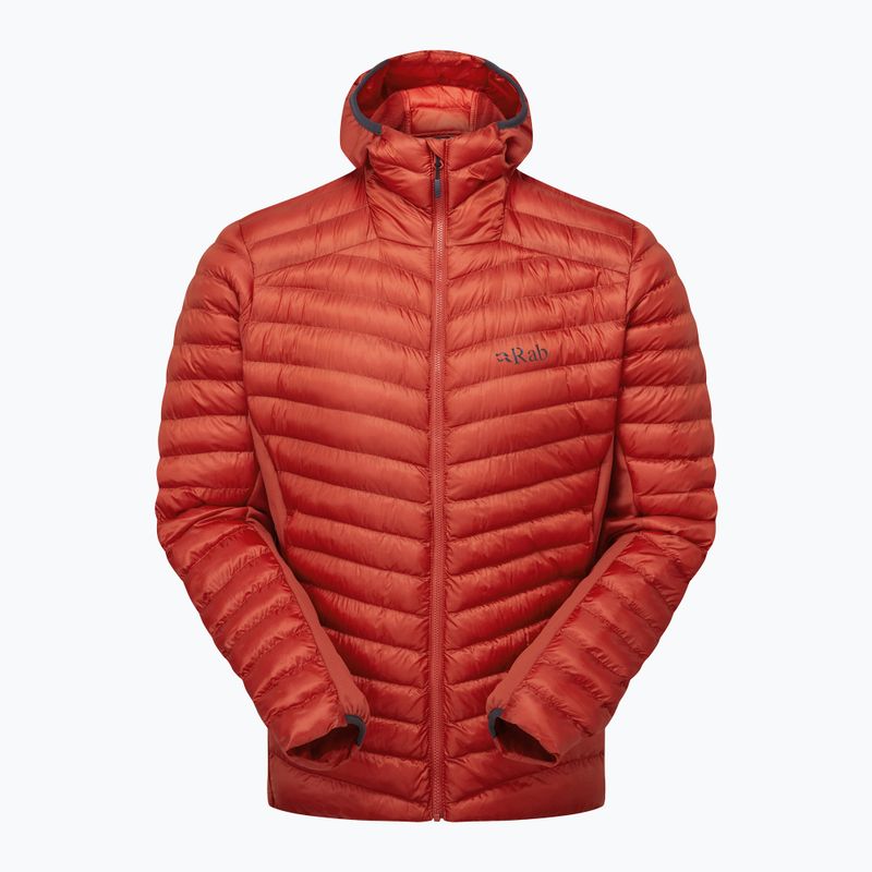 Piumino Rab Cirrus Flex Hoody da uomo rosso toscano 12