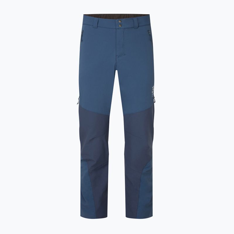 Pantaloni da trekking da uomo Rab Torque VR Regular blu tempesta 4