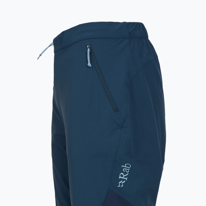 Pantaloni softshell donna Rab Torque tempest blue 3