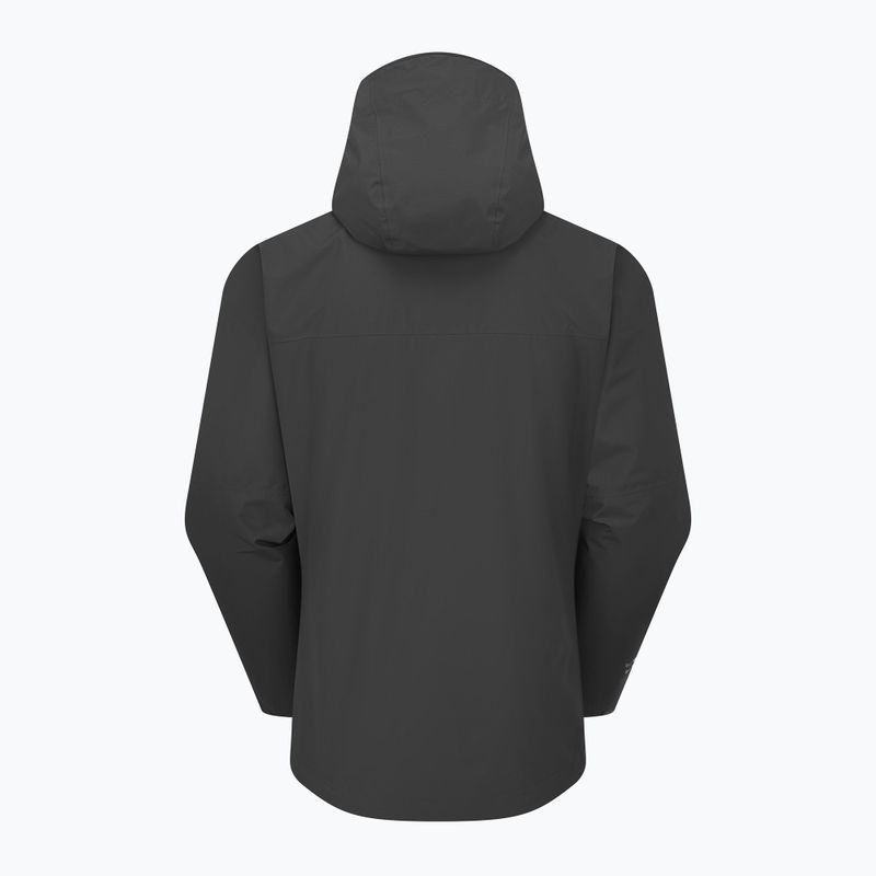 Giacca da pioggia da uomo Rab Downpour nero 2