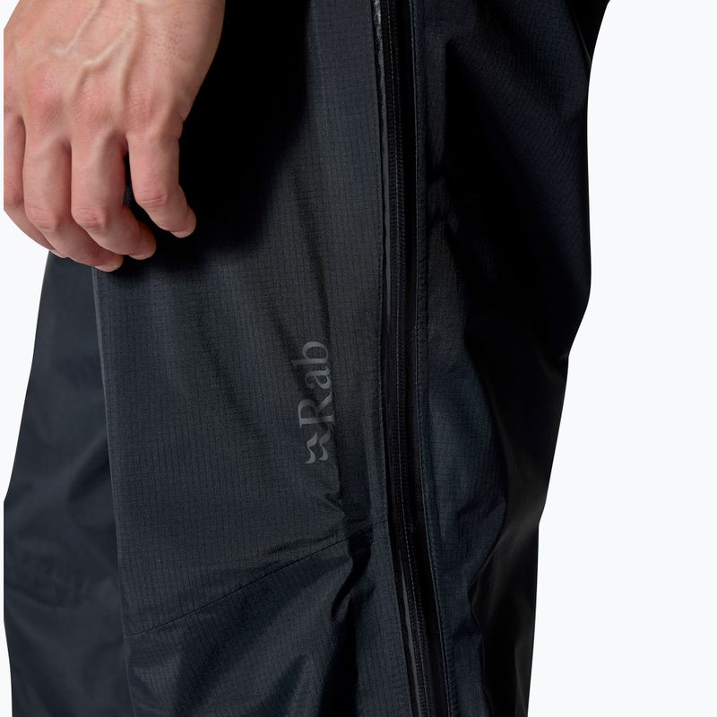Pantaloni da trekking uomo Rab Downpour Mountain black 7