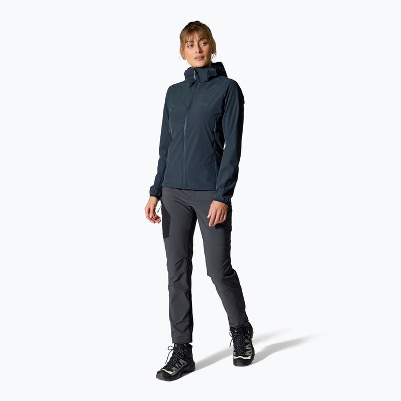 Giacca softshell donna Rab Borealis Hoody Beluga 2