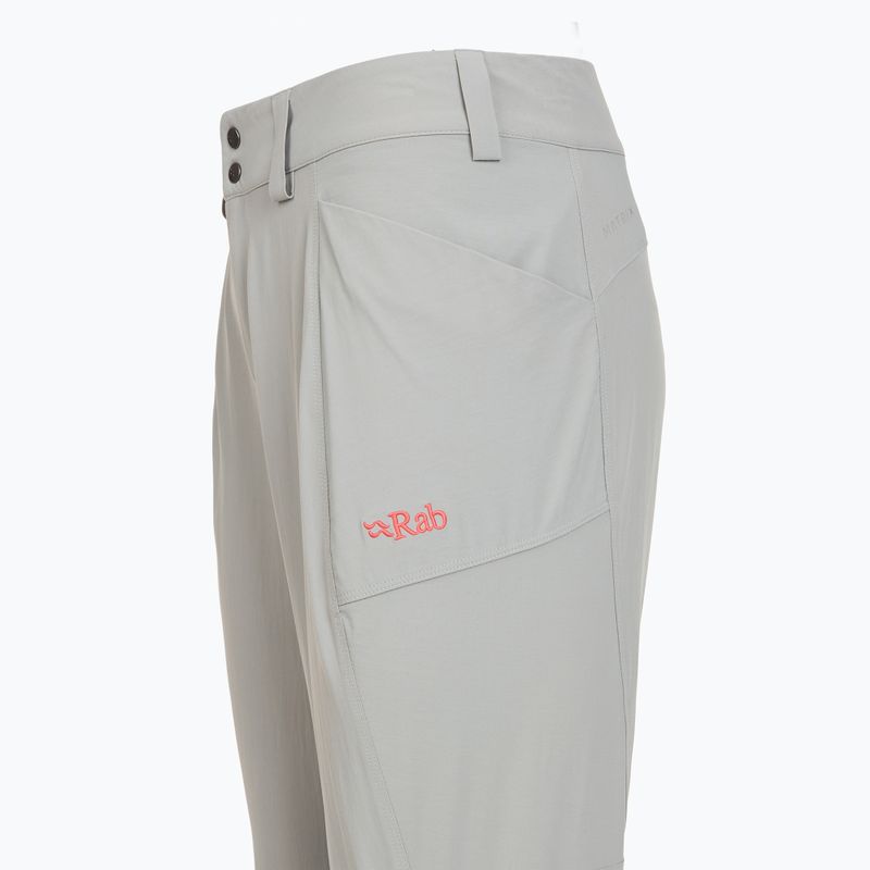 Pantaloni da trekking donna Rab Incline Light zinco 3
