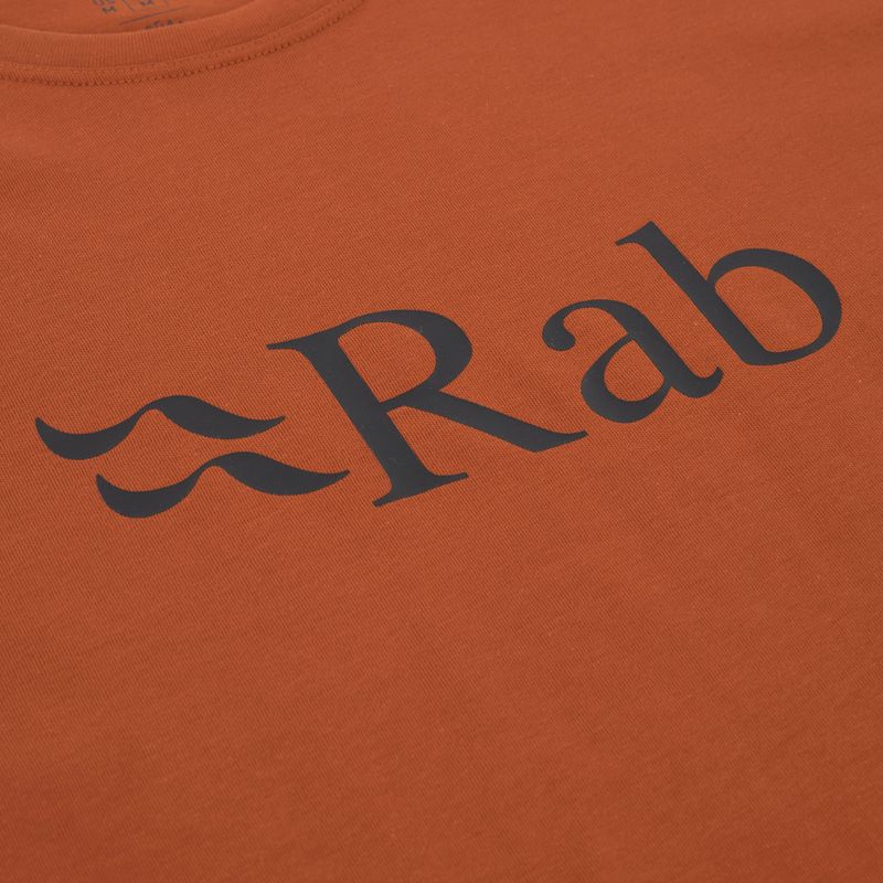T-shirt uomo Rab Stance Logo red earth 3