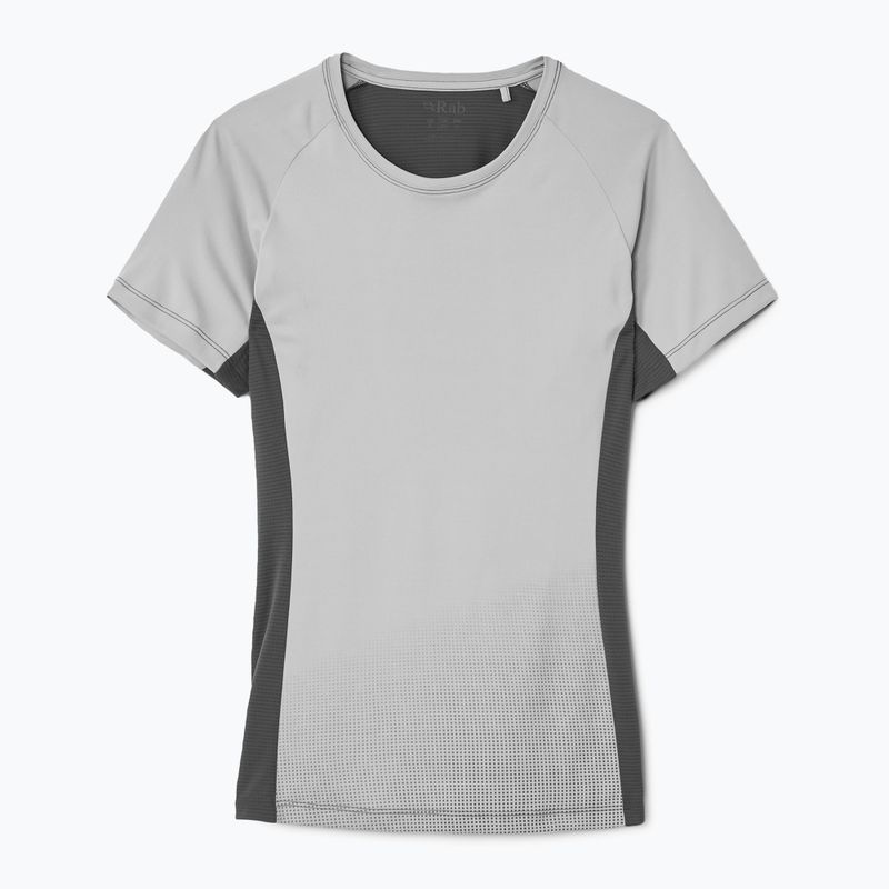 Maglietta Rab Trail Tee da donna in pewtwer/grafene scuro