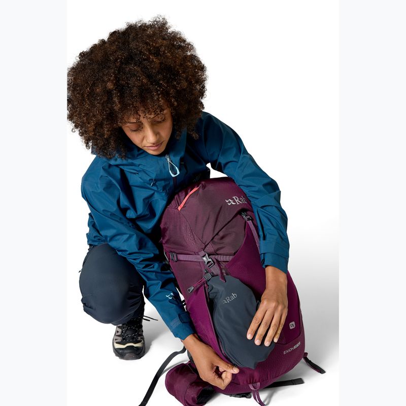 Zaino da trekking da donna Rab Exion 35 l mulberry 16