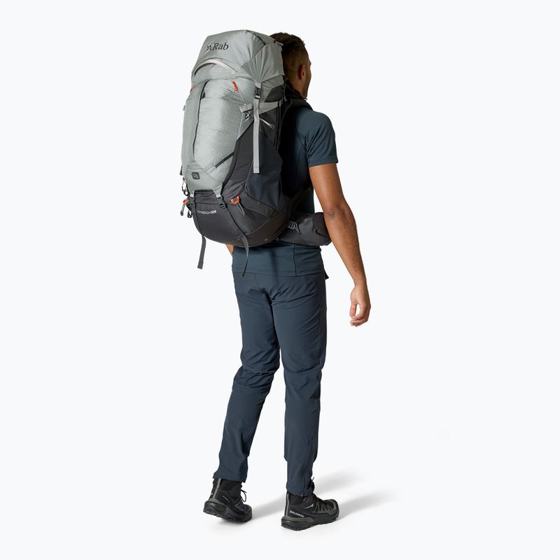 Zaino da trekking Rab Hyperon 65 l peltro scuro/antracite 8
