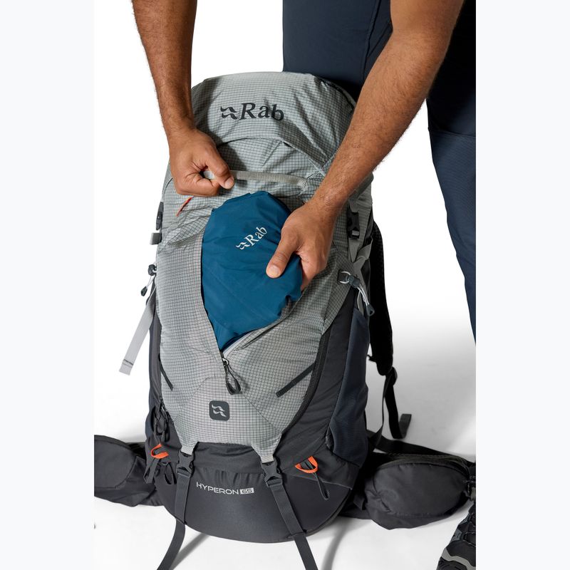 Zaino da trekking Rab Hyperon 65 l peltro scuro/antracite 13