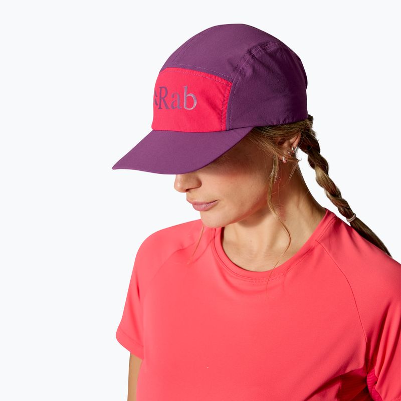 Cappello da baseball Rab Talus 5 Panel prugna/watermelon 4