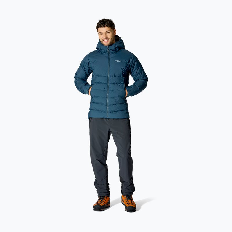 Piumino uomo Rab Infinity Windstopper Hoody tempest blue 2