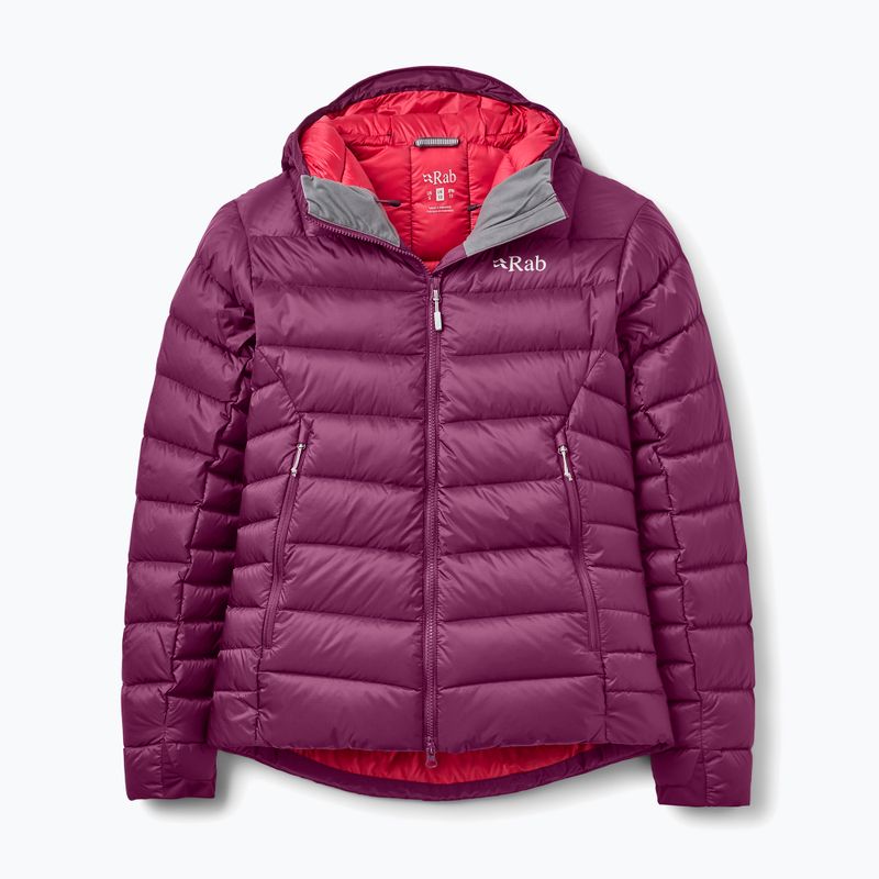 Piumino donna Rab Electron Pro Hoody mulberry