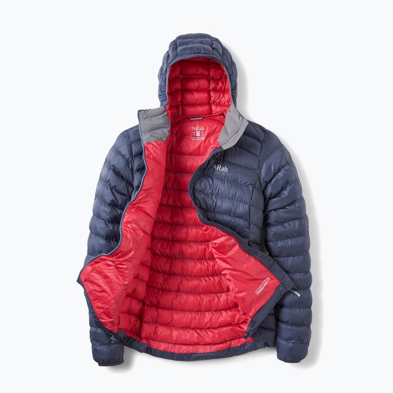 Giacca imbottita da donna Rab Cirrus Alpine steel 3