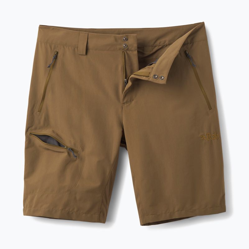 Pantaloncini da trekking da uomo Rab Incline Light oak 3