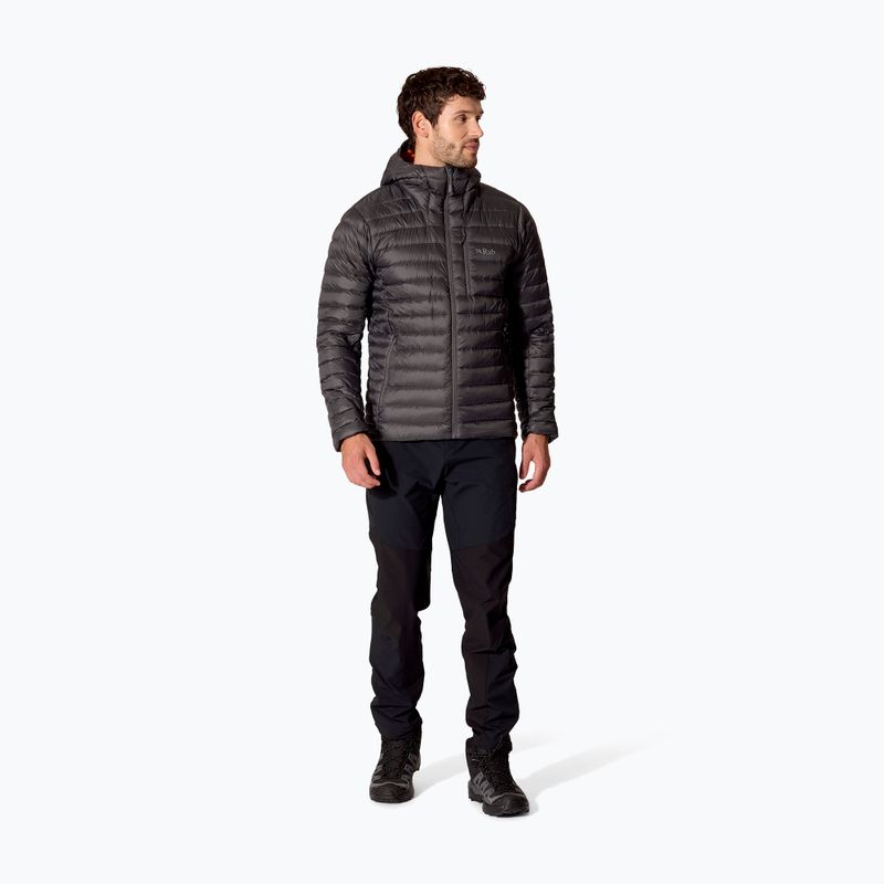 Piumino uomo Rab Microlight Alpine Hoody graphene 2
