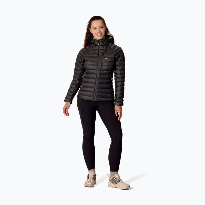 Piumino donna Rab Microlight Alpine Hoody graphene 2