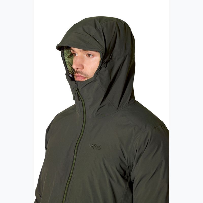 Piumino uomo Rab Valiance dark army 4