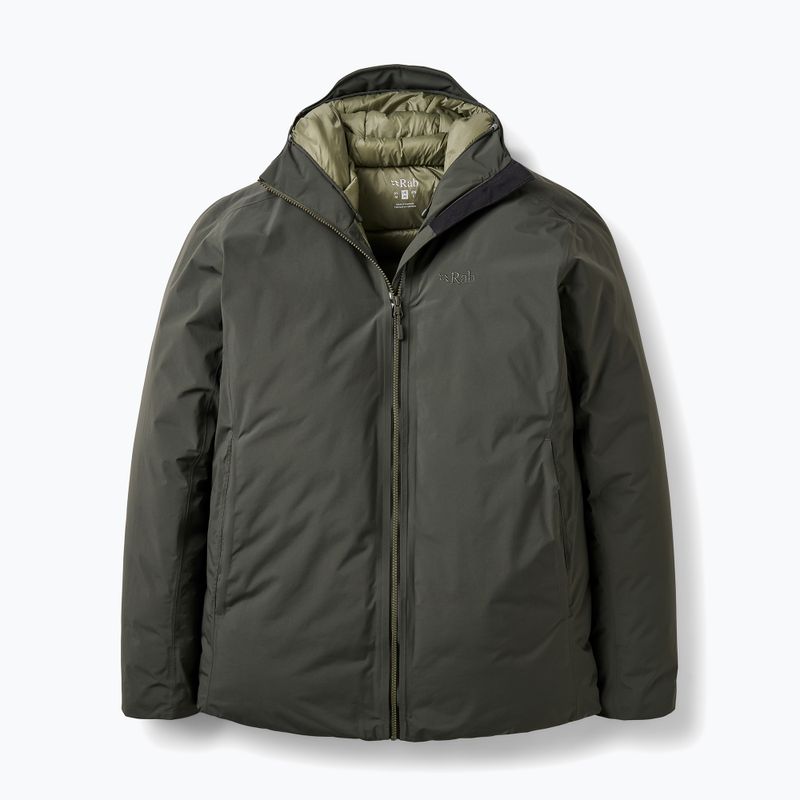 Piumino uomo Rab Valiance dark army 14