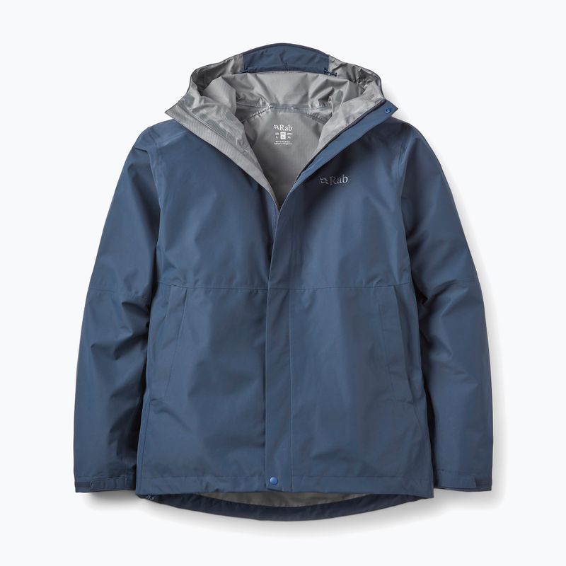 Giacca impermeabile da uomo Rab Downpour Jacket galaxy blue