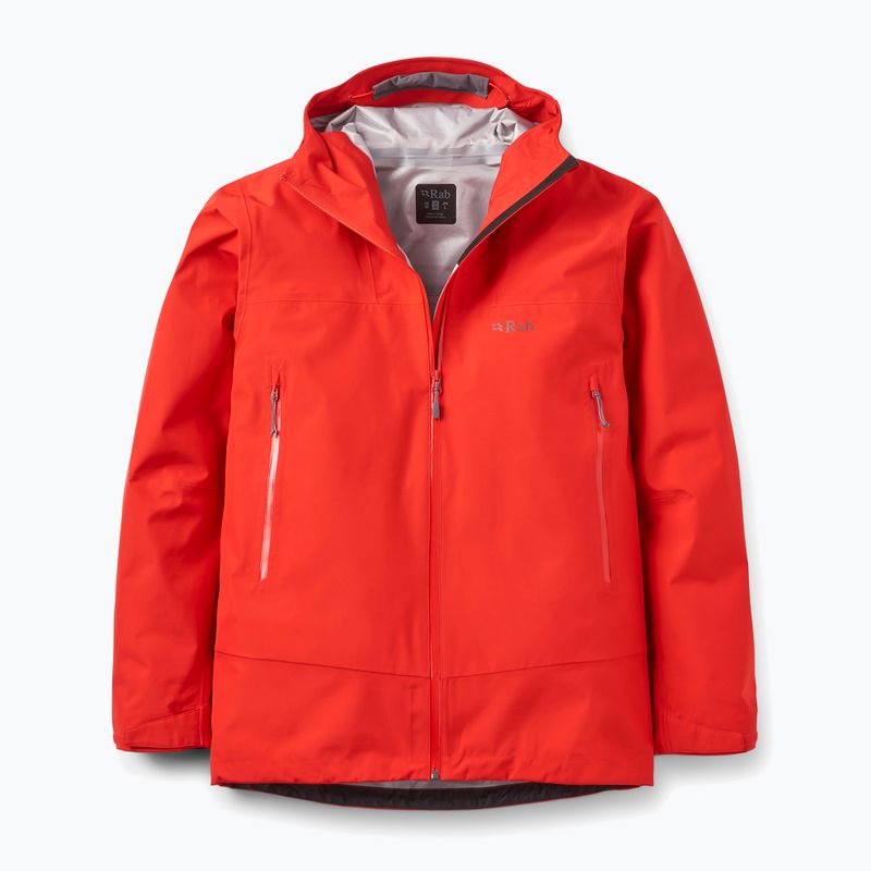 Giacca impermeabile da uomo Rab Namche GTX 2026 summit red 4