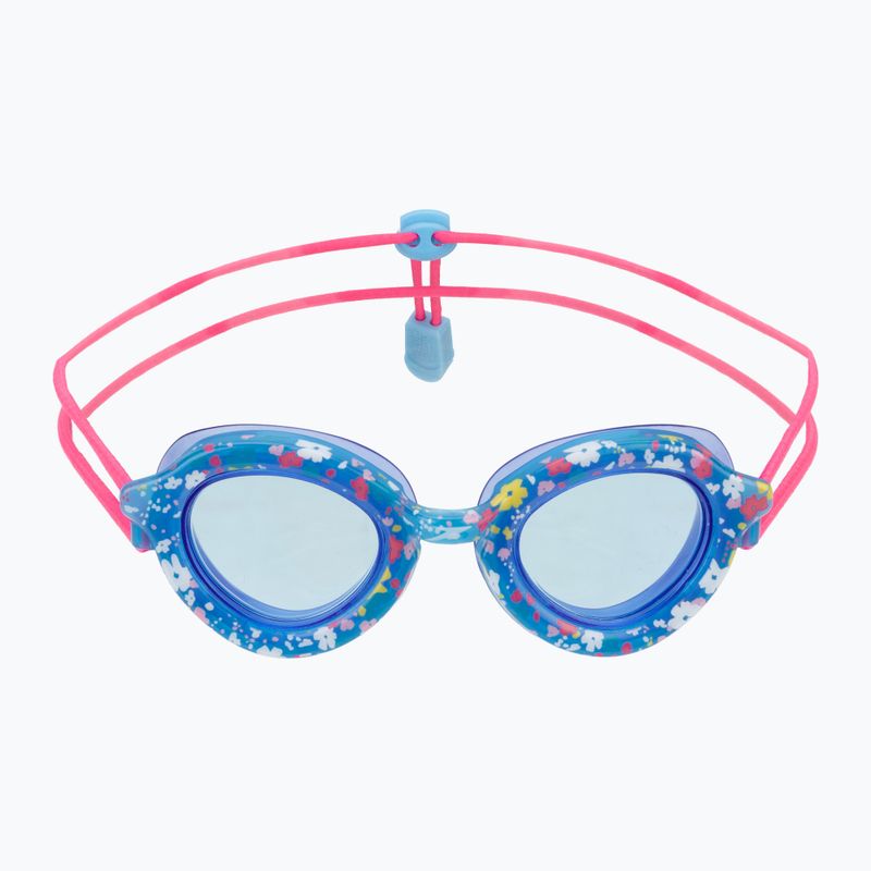 Occhialini da nuoto Speedo Sunny G Pop Sea Shells Print per bambini bottone scapolare multi ditsy / celeste 2