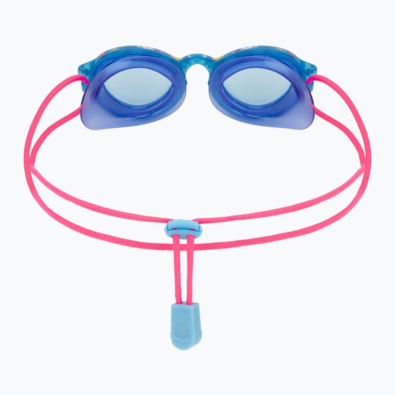 Occhialini da nuoto Speedo Sunny G Pop Sea Shells Print per bambini bottone scapolare multi ditsy / celeste 4