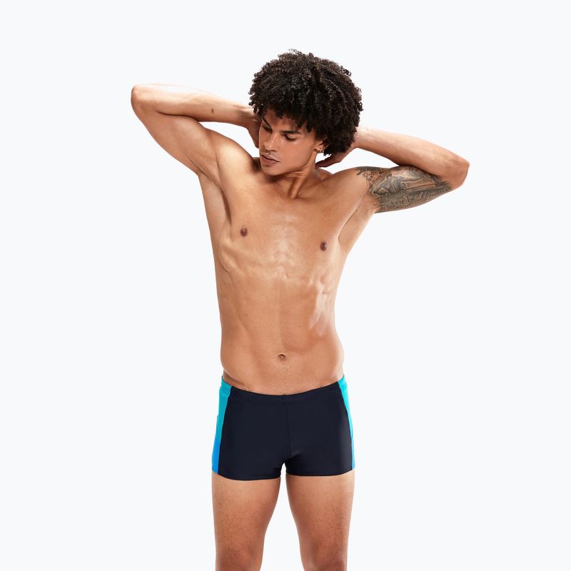 Boxer da bagno Speedo Dive true navy/bondi blue/aquarium da uomo 5