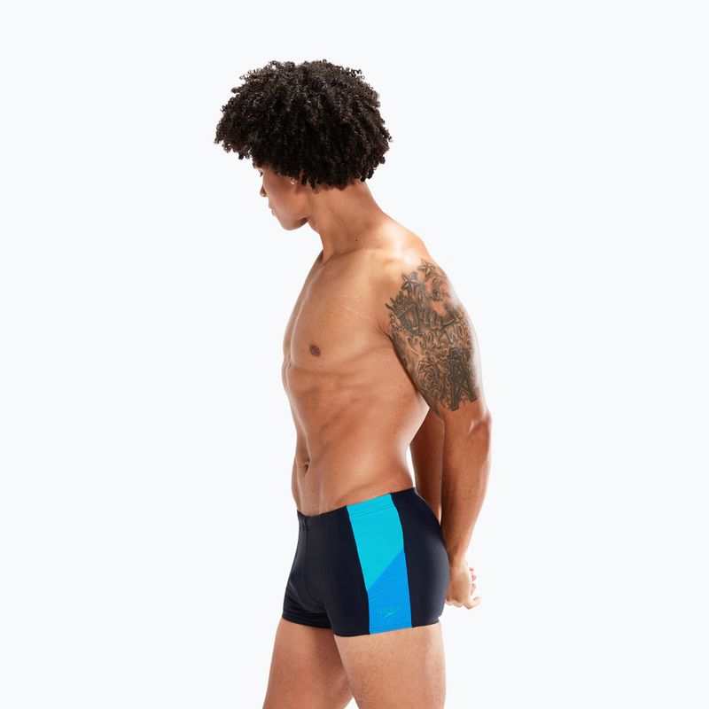 Boxer da bagno Speedo Dive true navy/bondi blue/aquarium da uomo 6