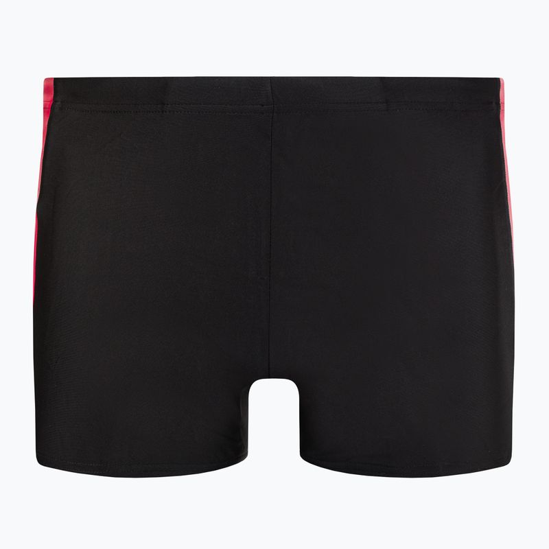 Boxer da bagno Speedo Dive nero/rosso/tortora per uomo