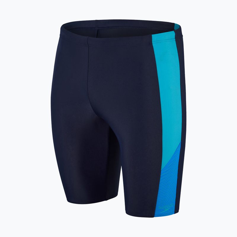 Costume da bagno Speedo Dive uomo true navy/bondi blue/aquarium 4